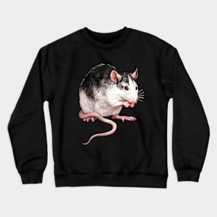 Watercolour rat Crewneck Sweatshirt